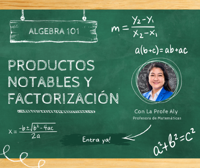 curso de productos notables y factorizacion